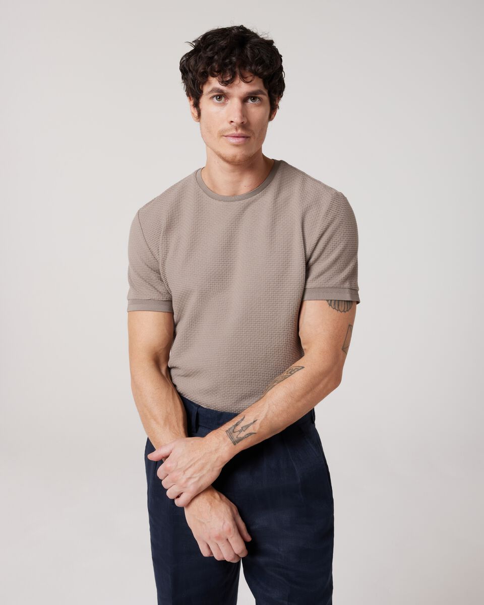 Jacquard Texture Tee